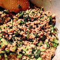 くろんぼぺんぎん's cooksnap of when they made 簡単☆大根茎葉肉味噌.