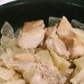 まんたろん's cooksnap of when they made 鶏と大根の味噌バター煮.