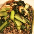 mhi7ka_t's cooksnap of when they made 小松菜と鶏ひき肉の炒め煮.