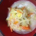 クックZ8J4H4☆'s cooksnap of when they made 白菜と鶏肉のクッパ風.