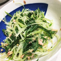 emi☆0000's cooksnap of when they made 簡単♪3分サラダ♪水菜とツナの和えもの.