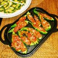 まりおっかあ's cooksnap of when they made 万願寺唐辛子のミートソースつめ.