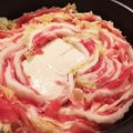 SuniKang's cooksnap of when they made 豚バラと白菜の、みぞれミルフィーユ無水鍋.