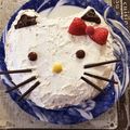 クックRNJ7VV☆'s cooksnap of when they made 簡単カットでねこ型！デコレーションケーキ.