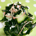 みっくママ's cooksnap of when they made みょうが入きゅうりとわかめ酢.