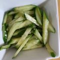 クックOYTSP1☆'s cooksnap of when they made ちょいと一品★千切りキュウリの即席ナムル.