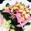 キャラメグ♪'s cooksnap of when they made 白菜とわかめのサラダ.