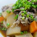 めかにか's cooksnap of when they made 圧力鍋で大根・人参・牛肉の煮物.