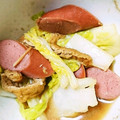 クックPZD156☆'s cooksnap of when they made 白菜とソーセージの簡単煮物.