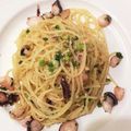 nishimo's cooksnap of when they made タコと明太子の簡単パスタ.