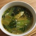 kk4788's cooksnap of when they made 豆腐とほうれん草★スープ.