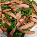 ⁂ミッツ's cooksnap of when they made ピーマンと魚肉ソーセージのおかかマヨ醤油.
