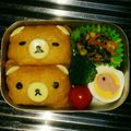 ❁ゆうちゃん❁'s cooksnap of when they made 【キャラ弁】リラックマ稲荷弁当.