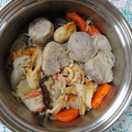 イチゴ、イチゴ。's cooksnap of when they made 白だし♪　肉ジャガ風　肉なし野菜の煮物.