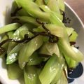 aloha0406's cooksnap of when they made 簡単☆セロリの塩昆布和え.