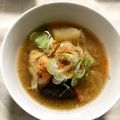 平井のたろー's cooksnap of when they made ぶり・あらでコクウマ❤漁師風みそ汁レンジ.