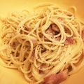 Panda＆MAN's cooksnap of when they made カルボナーラ 本格的 簡単 シェフ直伝.