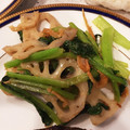大熊猫さん's cooksnap of when they made 蓮根小松菜炒め.