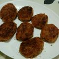 kigamuitar's cooksnap of when they made 余った肉じゃがで作る揚げないコロッケ♪.