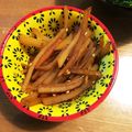 あやめﾁｬﾝ's cooksnap of when they made 常備菜★ゴボウがなくてもきんぴら！.