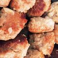 ＊Marilyn's cooksnap of when they made 【お弁当に】合びき肉で・ミートボール.