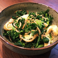 ♡茶太郎♡'s cooksnap of when they made 大根の葉と油揚げ炒め❀桜えび風味.