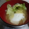 ☆もりり☆☆'s cooksnap of when they made １人分レシピ！卵とキャベツのみそ汁.
