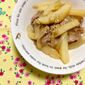 ふたごゆき's cooksnap of when they made 簡単☆豚コマとジャガイモのオイマヨ炒め.