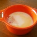 yama405's cooksnap of when they made 卵1個・なめらかプリン！.