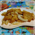 見習い主婦haru's cooksnap of when they made 節約！肉無し！油揚げde生姜焼き風♪.