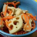 mamenny's cooksnap of when they made 和惣菜☆れんこんとにんじんの煮物.