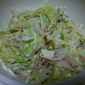 うちなな's cooksnap of when they made 簡単すぎ！キャベツとみょうがのサラダ.