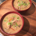 二ミたん's cooksnap of when they made 寒い季節に心も体もぽっかぽか❤鮭の粕汁♪.