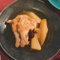 まめご1115's cooksnap of when they made 手羽先と大根のこっくり煮物♡.