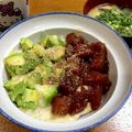 みるきぃ～2's cooksnap of when they made とろろ＆まぐろアボカド丼.