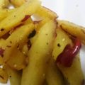 野菜嫌いと戦う者's cooksnap of when they made さつま芋のペペロンチーノ◎作り置きにも♪.