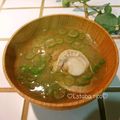 ☆micoco☆'s cooksnap of when they made ベビーホタテとわかめの味噌汁.