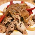 しぇいみんみん's cooksnap of when they made 豚バラとパプリカのこってり塩ダレ炒め♡.