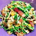 Cook★Robin's cooksnap of when they made 豆腐入り豆苗とベーコンのオイスター炒め.