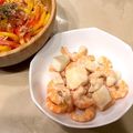 まつけんちゃん's cooksnap of when they made 海老のワイン蒸し（上手に作るコツ）.