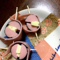 sa〜３'s cooksnap of when they made おさかなソーセージの海苔ちーベーコン巻き.