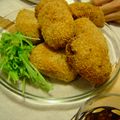 かおチ's cooksnap of when they made ちょっぴりスパイシー★サツマイモコロッケ.