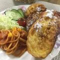 yuminan47k's cooksnap of when they made フランスパンフレンチトースト.
