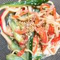 p♡angel's cooksnap of when they made かにかま胡瓜をかぼすしょう油とワサマヨで.
