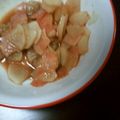 サトモユリア's cooksnap of when they made 薄切り大根とベーコンの味噌炒め.