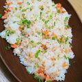 クックR7N9LG☆'s cooksnap of when they made 炊飯器で時短！！鮭ピラフ.