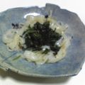 トクライ's cooksnap of when they made イカソーメンを梅モロヘイヤで.