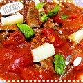♪うさみみみん୨୧'s cooksnap of when they made トマトと牛肉☆簡単激ウマ☆バカのアホ炒め.