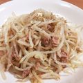 ヨガ好きのココちゃん's cooksnap of when they made ピリ辛 もやしナムル.
