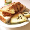 しじみごはん's cooksnap of when they made 蒸し芋に、ごま・塩と　オリーブオイル.